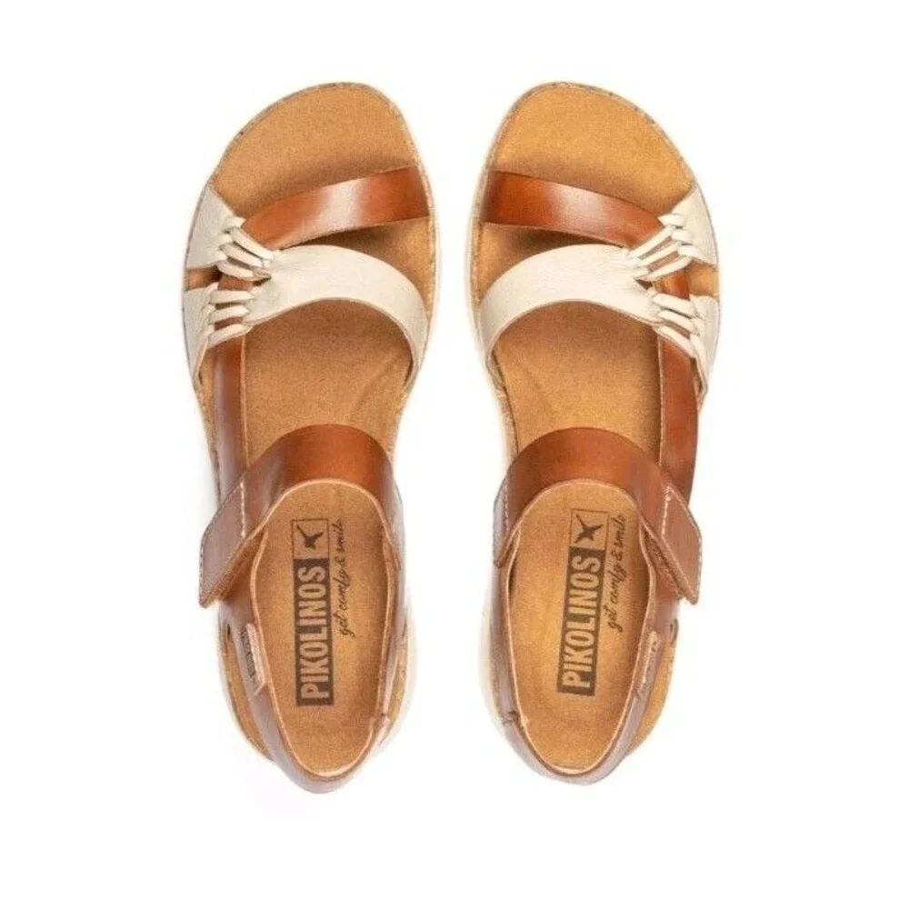 PIKOLINOS Palma Leather Sandals Women's Size 41 (US 10-10.5) Wedge W4N-0968C1
